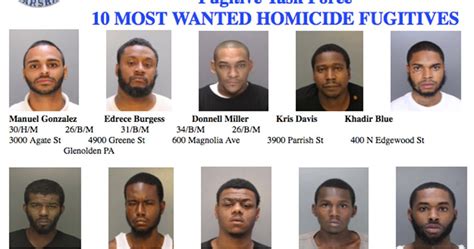 Us Marshals Issue 10 Most Wanted Murder Fugitives List In
