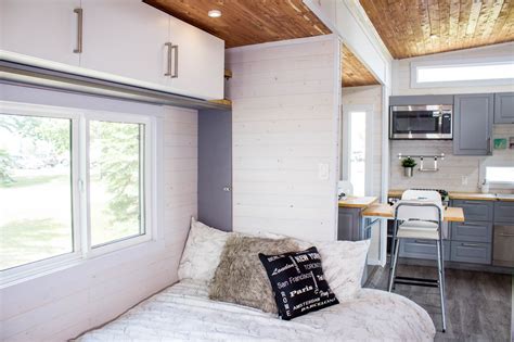 Expanding Tiny House On Wheels With Huge Slide Outs Expands With The