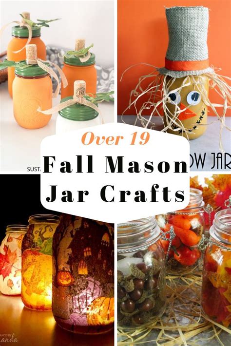 19 Fun And Easy Fall Mason Jar Crafts My Turn For Us Fall Mason