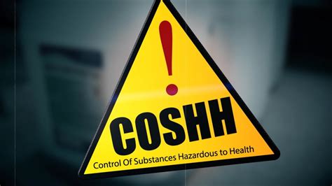 Control Of Substances Hazardous To Health COSHH American Society