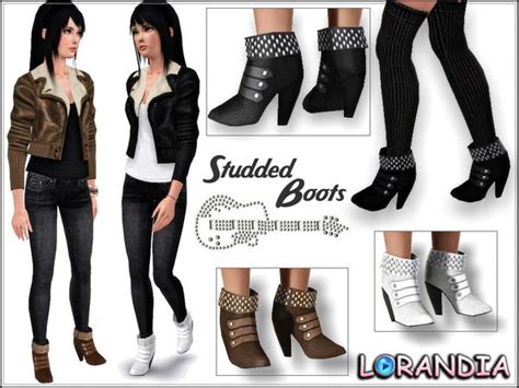 The Sims Resource Studded Boots