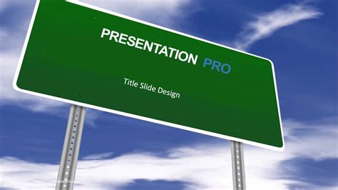 Maybe you would like to learn more about one of these? Animated Template: Blank Road Sign - YouTube