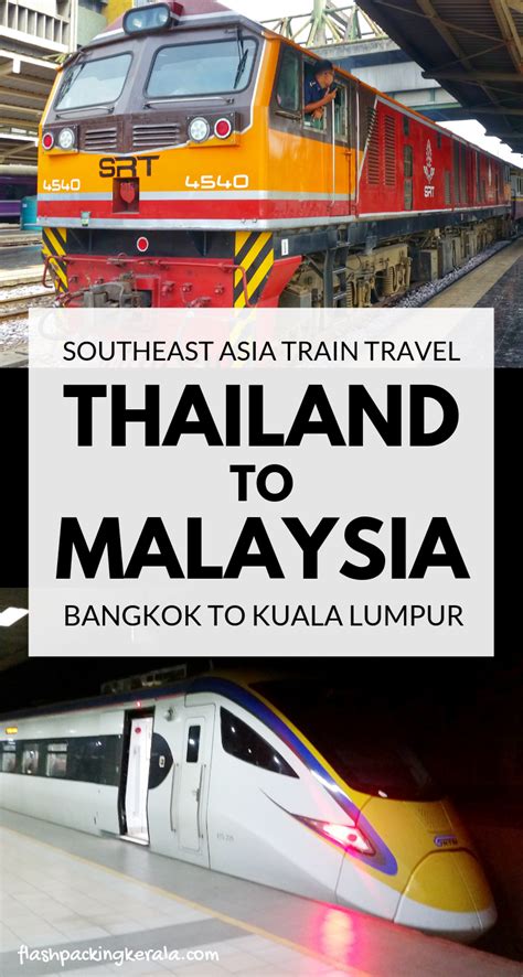 Bangkok to Kuala Lumpur train PHOTOS with border crossing 🚊 Backpacking