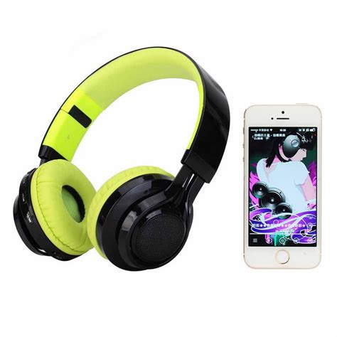 Amgra Bluetooth Headphones Light Up Foldable Stero Wireless Headset