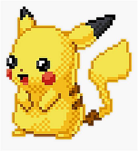 Cute Pikachu Pixel Art Perfect For Any Pokemon Fan