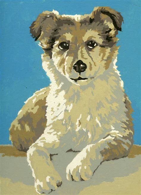 Dog Paint By Numbers Dog Paintings Puppy Images Painting