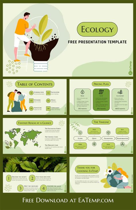 Ecology Ppt Presentation Template Eatemp