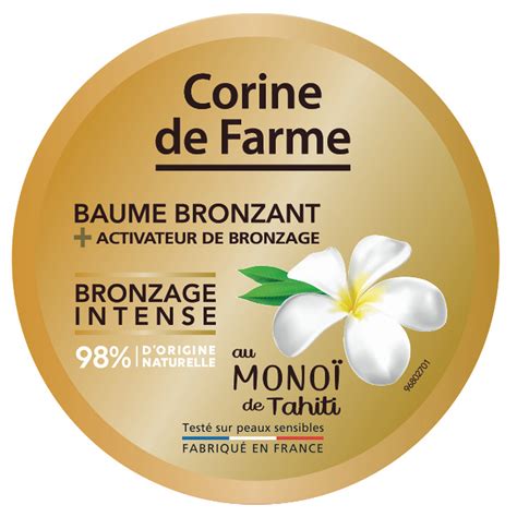 Baume Bronzant Intense Au Monoï De Tahiti Corine De Farme Le Pot De