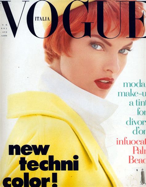Linda Evangelista Throughout The Years In Vogue Linda Evangelista