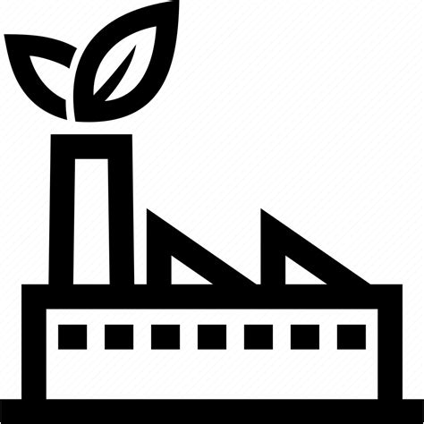 Eco Factory Green Industry Icon Download On Iconfinder