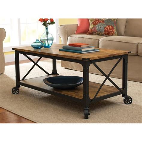 It is as well possible to put a lamp on it so. Modern Industrial Warehouse & Railroad Cart Coffee Tables ...