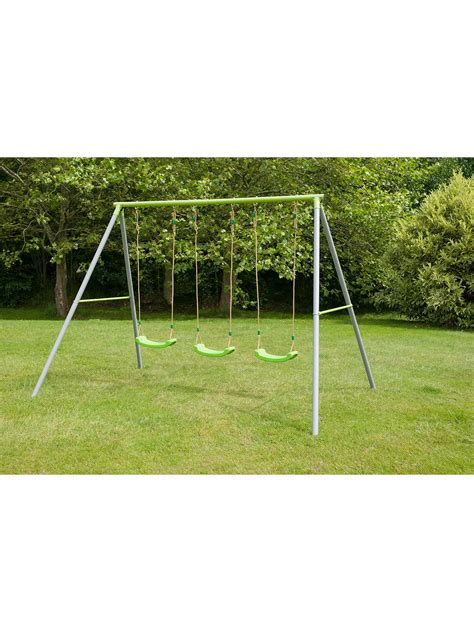 Tp Toys Tp522 Triple Metal Swing Set At John Lewis And Partners