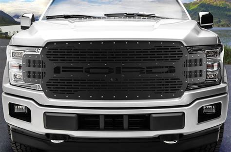 1 Piece Steel Grille For Ford F150 2018 2020 Ford 300 Industries