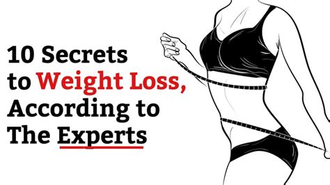 10 Secrets To Weight Loss According To The Experts 99easyrecipes