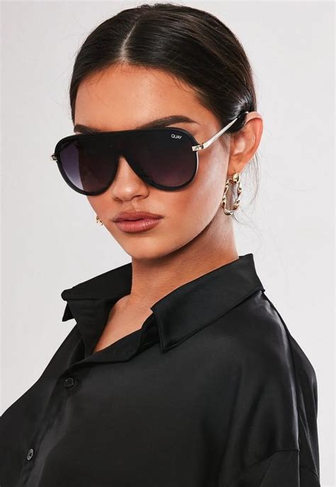 Quay Australia X Jlo Empire Black Sunglasses Missguided