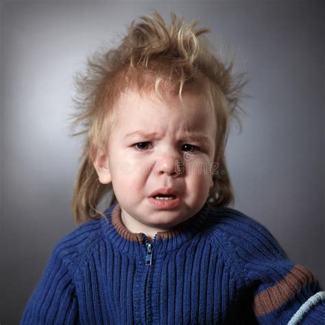 Frustrated Toddler Expression Stock Image Image Of Anger Distress