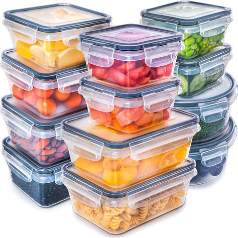 Buy Fullstar 12 Pack Food Storage Containers With Lids Black