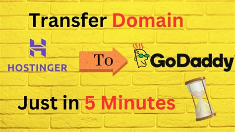 How To Transfer Domain From Hostinger To Godaddy Just In Minutes Domain Transfer Kaise Karen