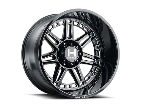 Hostile F 350 Super Duty Lunatic Blade Cut 8 Lug Wheel 22x10 25mm