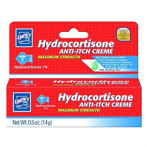 Lucky Super Soft Hydrocortisone Anti Itch Cream Itch Rash And