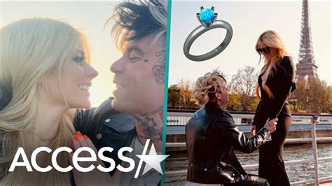 Avril Lavigne Engaged To Mod Sun In Dreamy Paris Proposal Youtube
