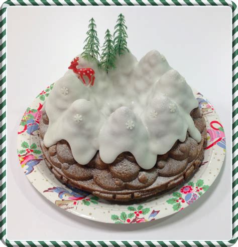 This cake is so delicious and with some crushed peppermint candies and mini red ornaments, it's a breeze to decorate. Bundt cake tips, recipes and decorating ideas! Nordicware. | Cake pins | Cake recipes uk, Xmas ...