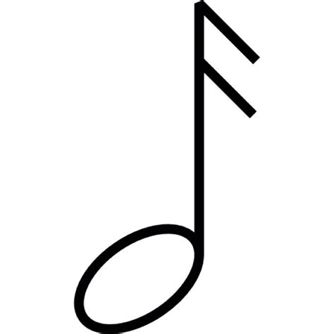 Music Note Outline Clipart Best