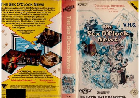 Sex Oclock News The 1985 On Premiere Australia Betamax Vhs Videotape