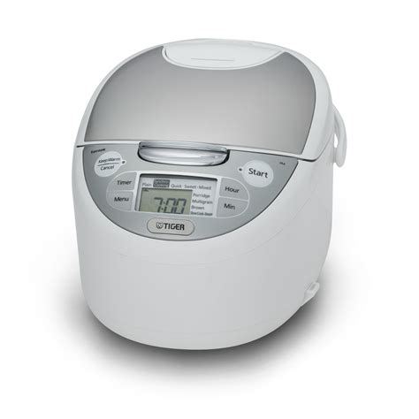 Tiger Jax S U Micom Rice Cooker With Tacook Cooking Plate White
