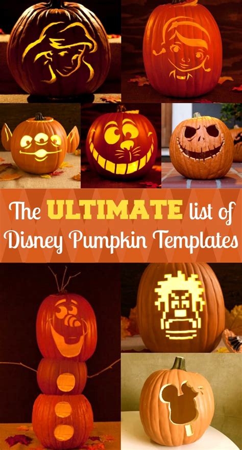 Disney Pumpkin Carving Templates Disney Pumpkin Stencils Over 130