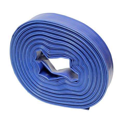 Bisupply Lay Flat Hose 2 Inch X 100 Foot Flat Discharge Hose
