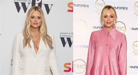 emily atack and fearne cotton receive disturbing messages