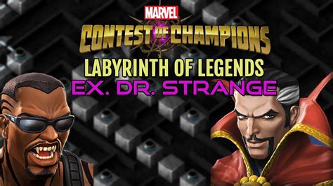 MCoC Labyrinth Of Legends R5 Blade Vs EX Dr Strange YouTube