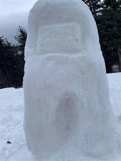 I Made An Among Us Snowman Rgaming
