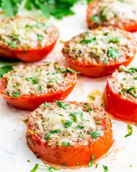 Baked Parmesan Tomatoes Jo Cooks