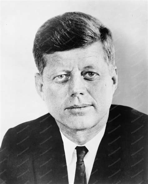 President John F Kennedy 1961 Portrait 8x10 Reprint Of Old Photo