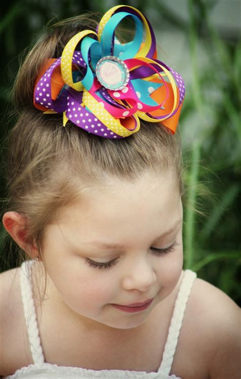 Mia Modeling An Ott Barbie Bow For Charm City Chic Couture Diademas