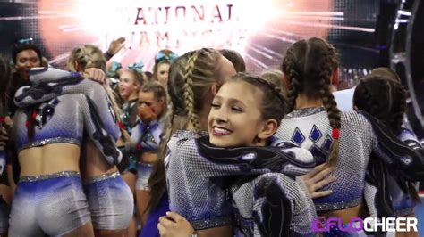 cheer athletics panthers win in large all girl at nca nationals 2018 youtube