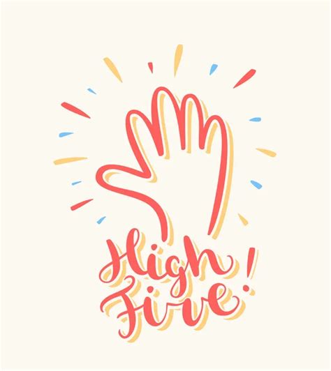 ᐈ Stick Figure High Five Stock Illustrations Royalty Free High Five