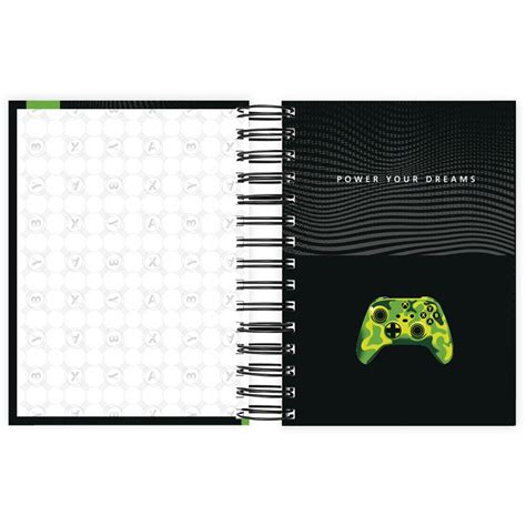 Agenda diária Xbox 2023 176 folhas 2352131 Spiral Xbox PT 1 UN