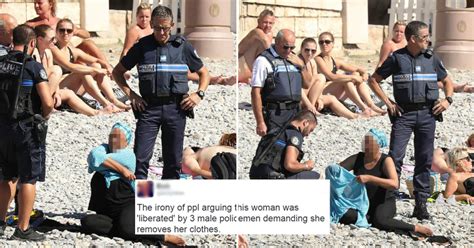 Weeks After Burkini Ban French Police Made Woman Remove Hers On A Nice