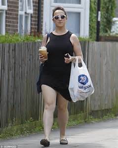 Natalie Cassidy Shows Off Some Leg As She Embraces The Warmer Weather In Drop Hem Dress Daily