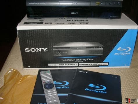 Sony Bdp S1 Blu Ray Disc Player Original Box And Manuals First Blu