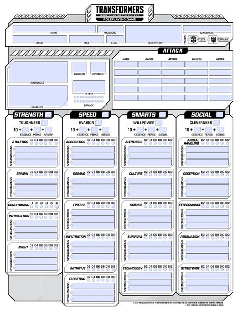 Hunter The Reckoning 5th Edition Roleplaying Game Fillable Pdf