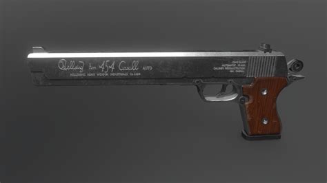 Hellsing Alucard Pistol Download Free 3d Model By Mkoegler3d 45eca01