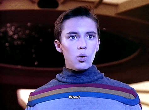 Wesley Crusher Wow Wesley Crusher Wil Wheaton Star Trek 