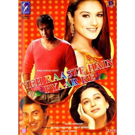 Yeh Raaste Hain Pyar Ke Dvd Preity Zinta Madhuri Dixit Ajay Devgan