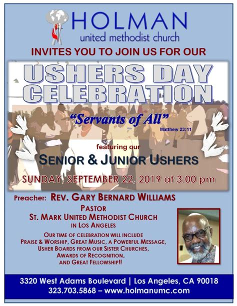 Ushers Day Celebration Holman United Methodist Church