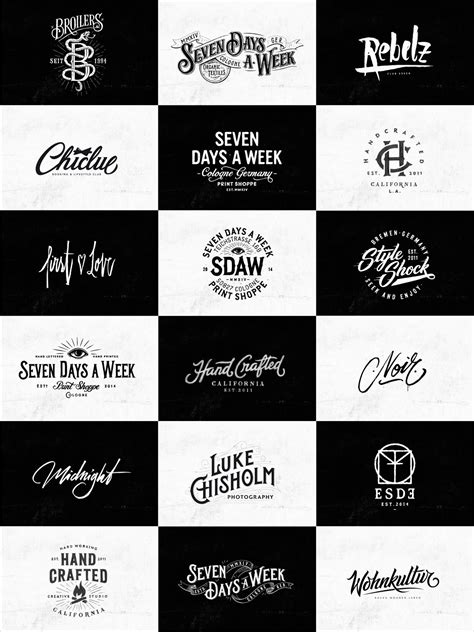 20 Awe Inspiring Hand Lettered Logotype Examples By Tobias Saul