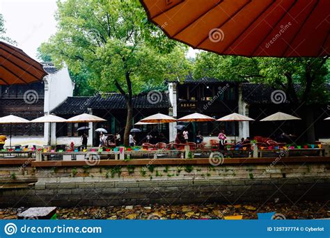 Wuxi Huishan Ancient Town Scenery Editorial Stock Image Image Of City